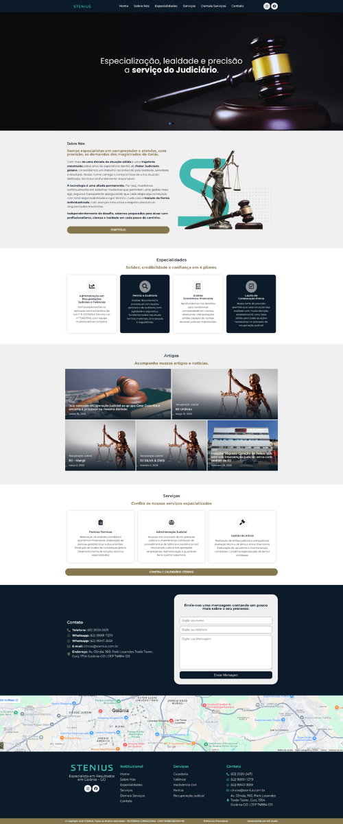 Landing Page com Blog